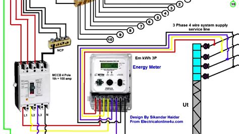 electric meter box installation|electric meter connection diagram.